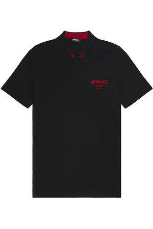 VERSACE Polo in Black - Black. Size S (also in ).