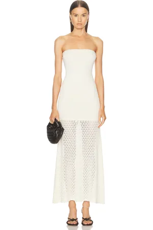 POSSE Romy Dress in Cream - Cream. Size L (also in M).