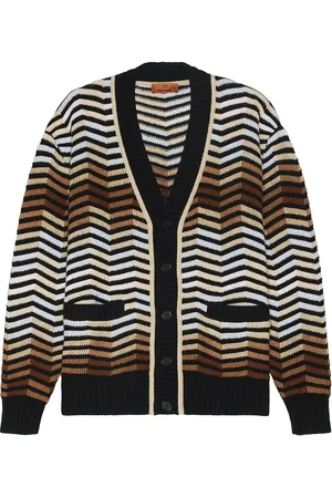 Missoni Buttoned Cardigan in Brown - Brown. Size 46 (also in 48, 50).