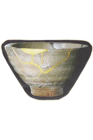 UNDERCOVER Ceramic Bowl Coin Pouch in Black - Black. Size all.