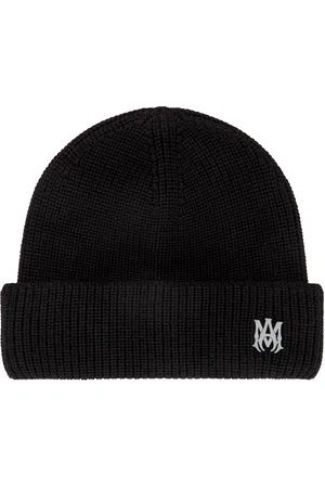 AMIRI MA Beanie in Black - Black. Size all.