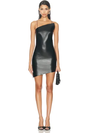 Givenchy Asymmetric Mini Dress in Black - Black. Size 34 (also in ).