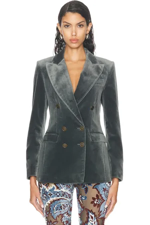 Etro Blazer in Sugar Paper Blue - Blue. Size 38 (also in ).