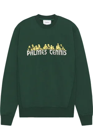 Palmes Entou Crewneck Sweater in Dark Green - Dark Green. Size M (also in S).