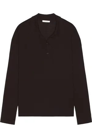 The Row Djon Polo in Brown - Brown. Size M (also in ).