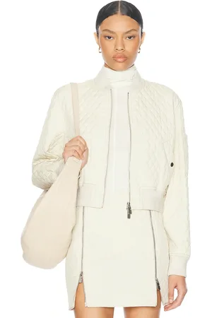 Burberry Bomber Jacket in Plaster - White. Size L (also in ).