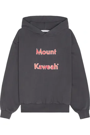 District Vision Cotton Hoodie in Washed Navy - Charcoal. Size S (also in ).