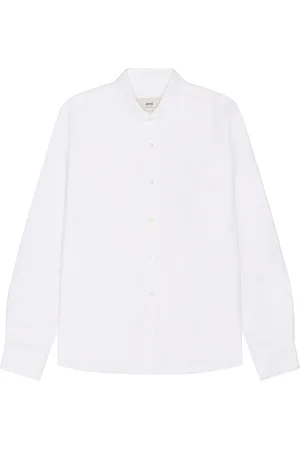 Ami Classic Fit Shirt in Natural White - White. Size L (also in S).