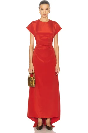 TOVE Nevaeh Dress in Dark Amber - Red. Size 34 (also in 40).