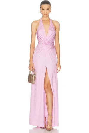 LOVESHACKFANCY Lowry Dress in Pirouette Pink - Pink. Size 8 (also in ).
