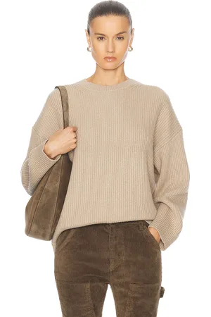 NILI LOTAN Payten Sweater in Beige Melange - Beige. Size L (also in M, S, XS).