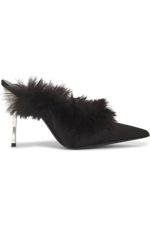 MAGDA BUTRYM Satin Mule in Black - Black. Size 36 (also in 37, 39, 40).