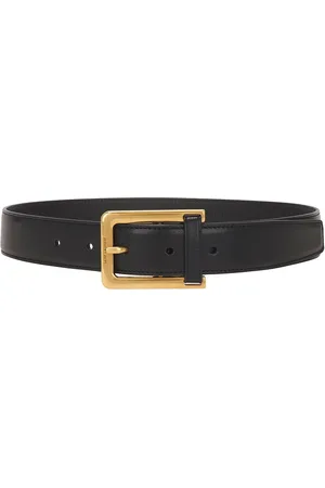 Saint Laurent Leather Belt in Nero - Black. Size 65 (also in 70, 75, 80, 85, 90).