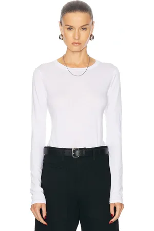 NILI LOTAN Long Sleeve Shirt in White - White. Size S (also in XS).