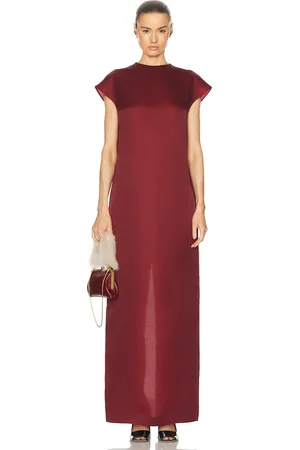 Khaite Lohan Dress in Oxblood - Red. Size 2 (also in 4, 6).