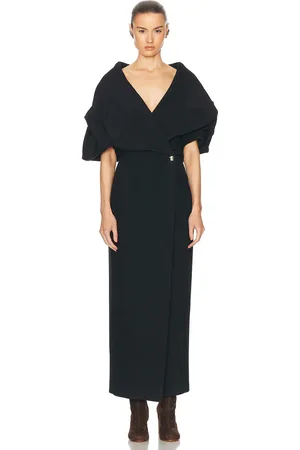 Khaite Truman Dress in Black - Black. Size 0 (also in 4).