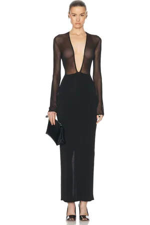 Khaite Sansa Dress in Black - Black. Size M (also in ).