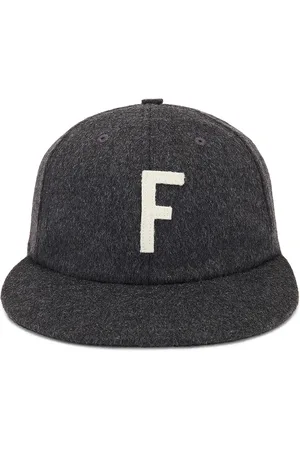 FEAR OF GOD Baseball Cap Fitted in Wool Dark Grey - Grey. Size all.