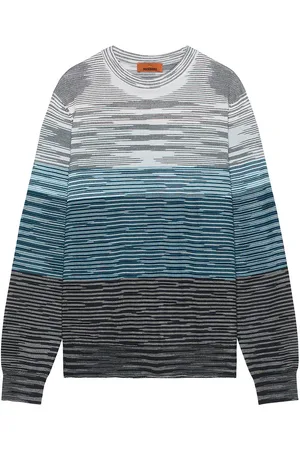 Missoni Space Dyed Sweater in Blue - Blue. Size 46 (also in 48, 50, 52).