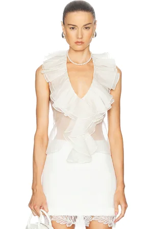 Retrofete Emeline Top in White - White. Size M (also in ).