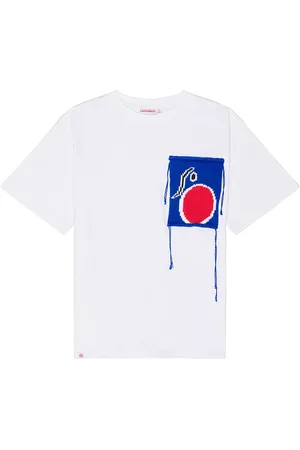 Charles Jeffrey Loverboy Patch Tee in White - White. Size XL (also in ).