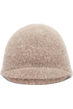 The Row Zeno Beanie in Sesame Melange - Beige. Size XS/S (also in ).