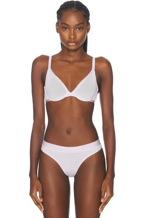 CUUP Mesh Plunge Bra in Lilac - Lavender. Size 32B (also in 32C).