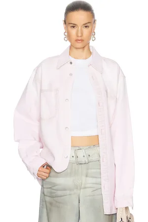 Acne Studios Long Sleeve Shirt in Pale Pink - Rose. Size M (also in ).
