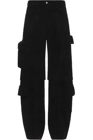 Andersson Bell Milano Corduroy Cargo Pants in Black - Black. Size 46 (also in 48, 50).