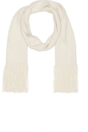 GABRIELA HEARST Staffordshire Scarf in Ivory - Ivory. Size all.