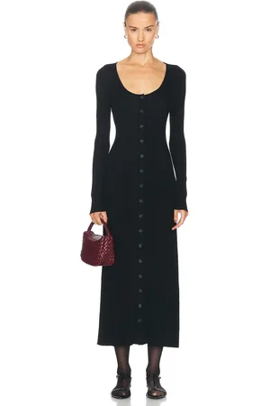 Proenza Schouler Athena Dress in Black - Black. Size L (also in M, S, XS).