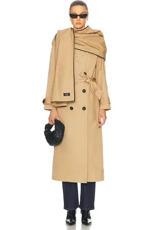 Ila Poppy Trench Coat in Beige - Beige. Size 34 (also in ).