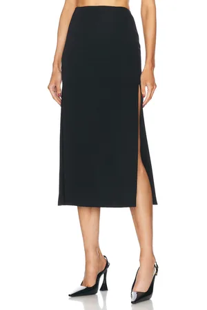 VALENTINO Grisaille Skirt in Nero - Black. Size 36 (also in 38).