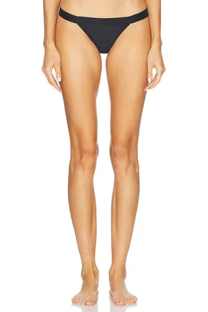 NEGATIVE UNDERWEAR Sieve Thong in Black - Black. Size S (also in XL).