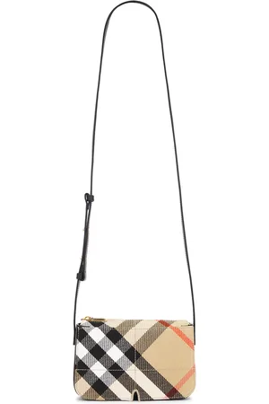 Burberry Small Snip Crossbody Bag in Sand IP Check - Tan. Size all.