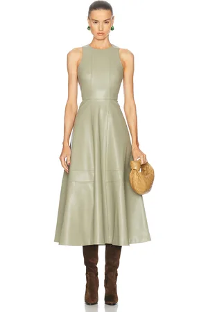 ALEXIS England Midi Dress in Sage - Green. Size L (also in M, XS).
