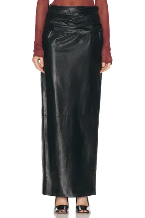 Khaite Winler Skirt in Black - Black. Size 0 (also in 2, 4).