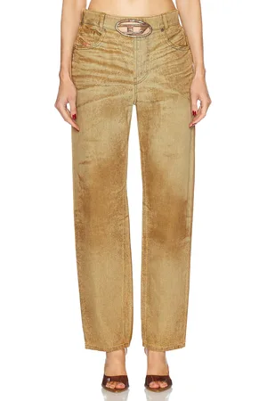Diesel Low Rise Straight Leg in Denim - Tan. Size 24 (also in 26, 28).