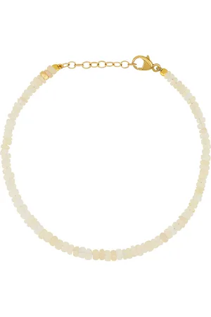 JIA JIA Mini Ethiopian Opal Bracelet in White - White. Size all.
