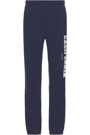 Sporty & Rich California Sweatpant in Navy - Navy. Size L (also in M, S, XL/1X).