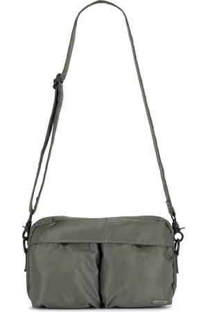 Alpha Industries Nylon Messenger Bag in Field Grey - Grey. Size all.