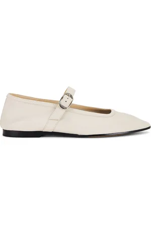 Le Monde Beryl Ballet Leather Mary Jane in Ecru - Cream. Size 35 (also in 36, 37, 41).