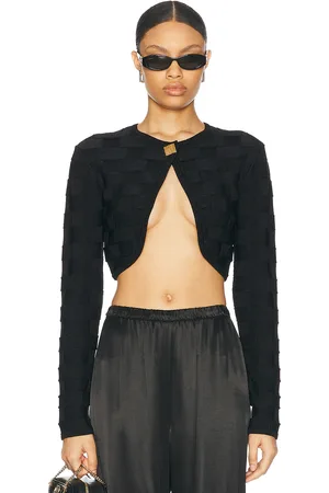 TOVE Tijen Knit Top in Black - Black. Size L (also in M, S).