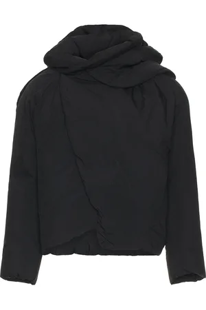 Post Archive Faction PAF 7.0 Down Center Hooded Jacket in Black - Black. Size L (also in M, S).