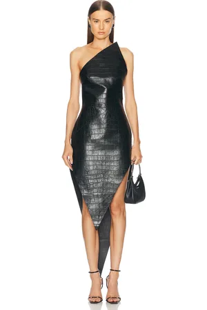 Alexander Wang Asymmetric Pointed Hem Dress in Black - Black. Size 6 (also in ).