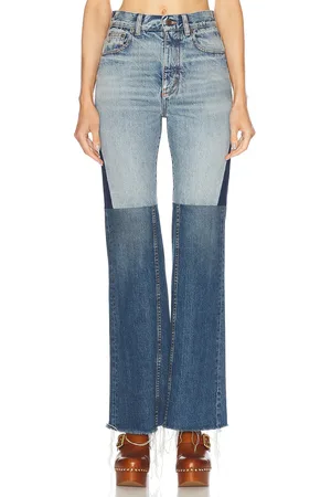 Chloé Flare in Multicolor Blue - Denim-Medium. Size 26 (also in 30).