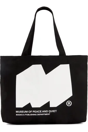 Museum of Peace and Quiet Museum Publishing Tote Bag in Black - Black. Size all.