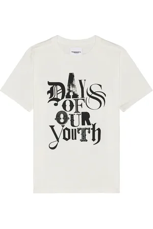 Takahiromiyashita The Soloist Days Of Our Youth Tee in White - White. Size 48 (also in 50).