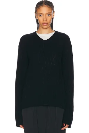 The Row Gustave Top in Dark Navy - Navy. Size M (also in XL/1X).