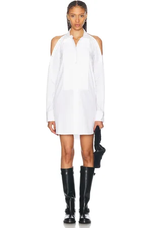 MONSE Off Shoulder Shirt in Ivory - Ivory. Size 6 (also in ).